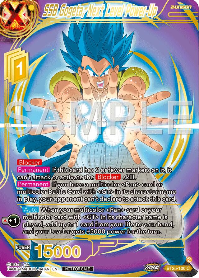 SSB Gogeta, Next Level Power-Up (Championship 2024 Finals Zenkai Pack) (Gold Stamped) (BT25-100) [Tournament Promotion Cards] | Odin's Place
