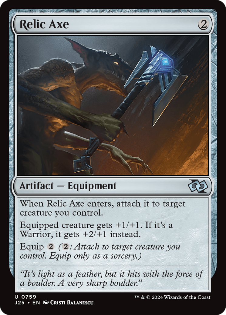 Relic Axe [Foundations Jumpstart] | Odin's Place