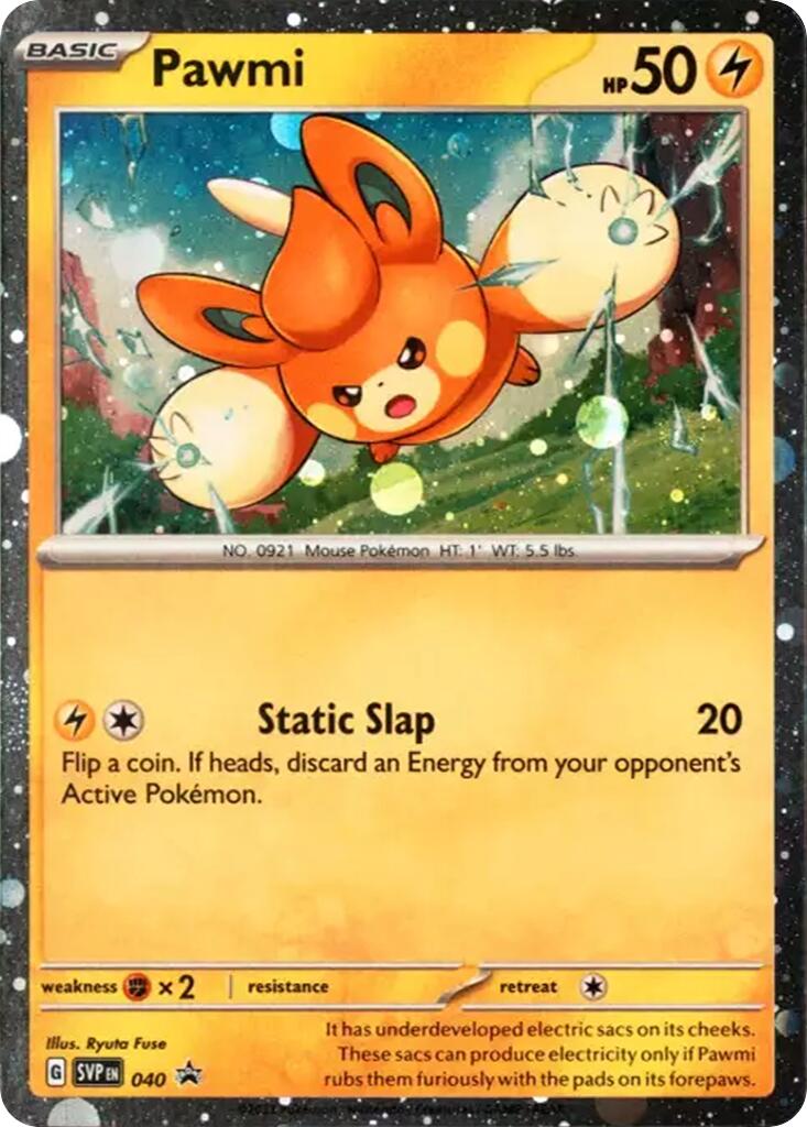Pawmi (040) (Cosmos Holo) [Scarlet & Violet: Black Star Promos] | Odin's Place