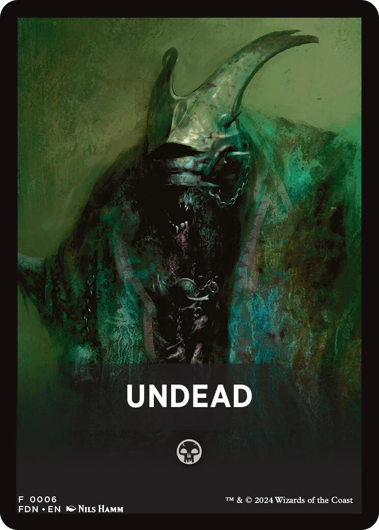 Undead Theme Card [Foundations Tokens] | Odin's Place
