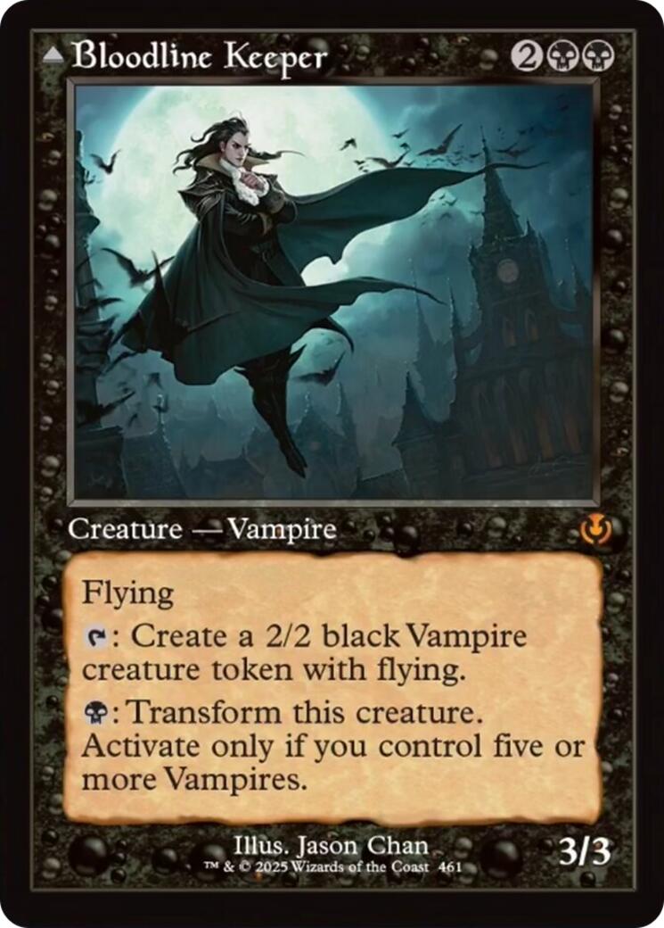 Bloodline Keeper // Lord of Lineage (Retro Frame) [Innistrad Remastered] | Odin's Place