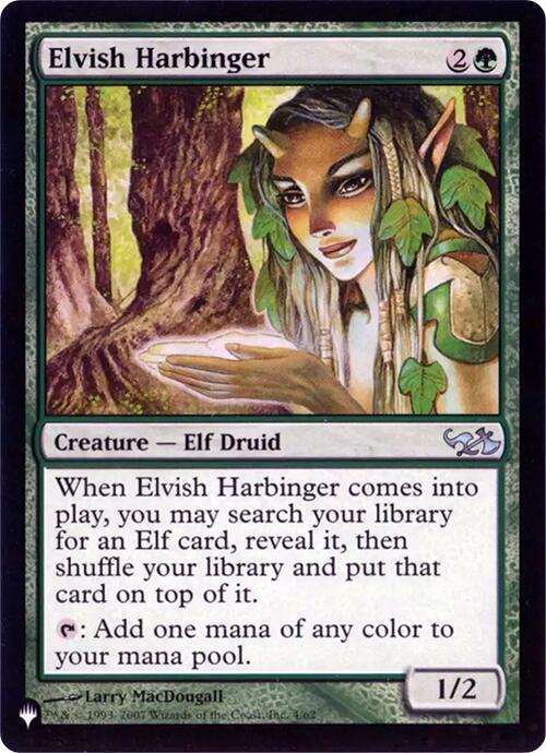 Elvish Harbinger (Retro Frame) [The List] | Odin's Place