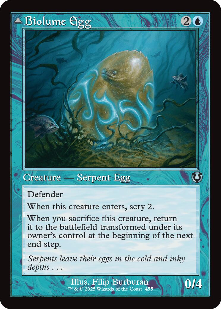 Biolume Egg // Biolume Serpent (Retro Frame) [Innistrad Remastered] | Odin's Place