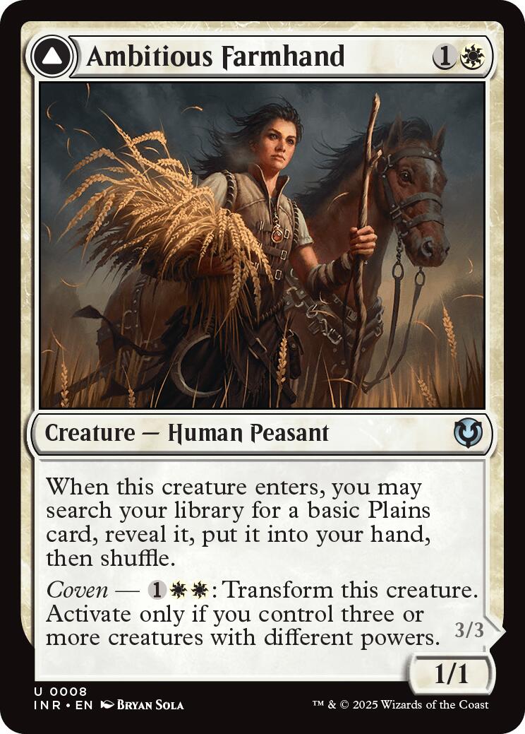 Ambitious Farmhand // Seasoned Cathar [Innistrad Remastered] | Odin's Place