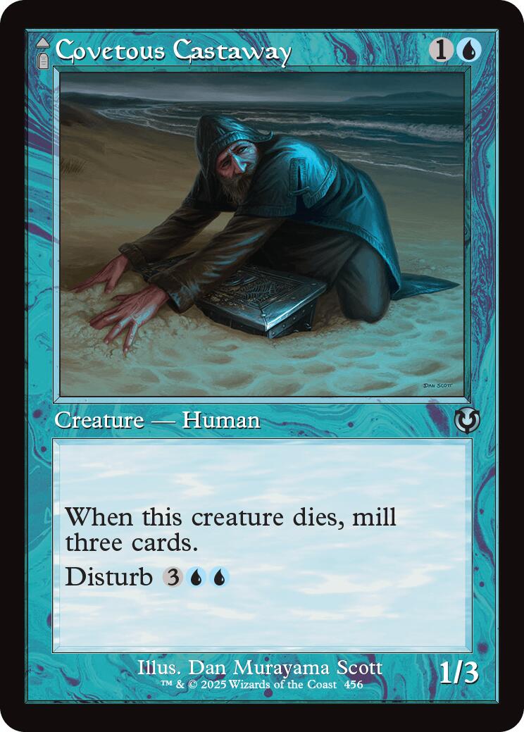 Covetous Castaway // Ghostly Castigator (Retro Frame) [Innistrad Remastered] | Odin's Place