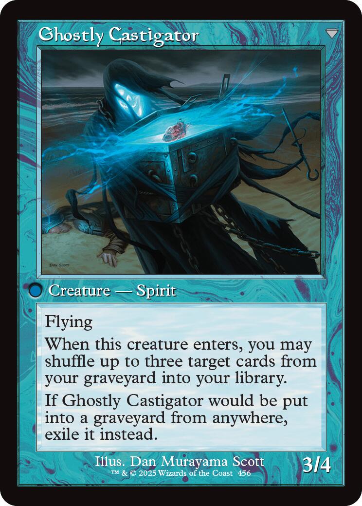 Covetous Castaway // Ghostly Castigator (Retro Frame) [Innistrad Remastered] | Odin's Place