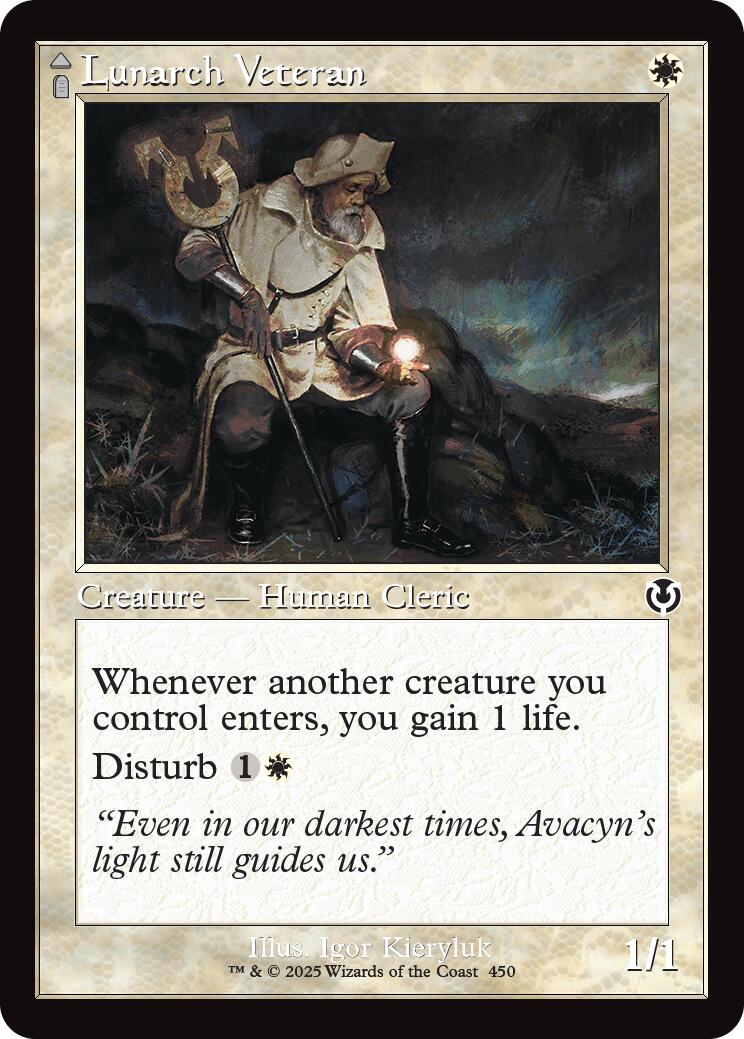 Lunarch Veteran // Luminous Phantom (Retro Frame) [Innistrad Remastered] | Odin's Place