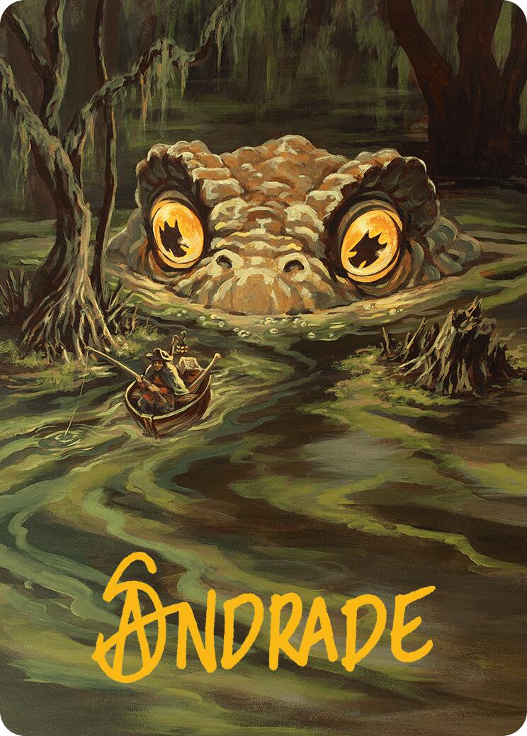 The Gitrog Monster Art Card (Gold-Stamped Signature) [Innistrad Remastered Art Series] | Odin's Place