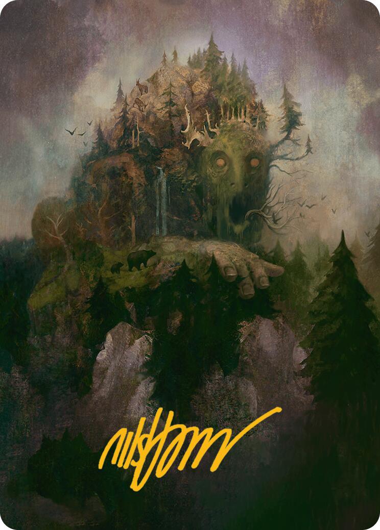 Cultivator Colossus Art Card (Gold-Stamped Signature) [Innistrad Remastered Art Series] | Odin's Place