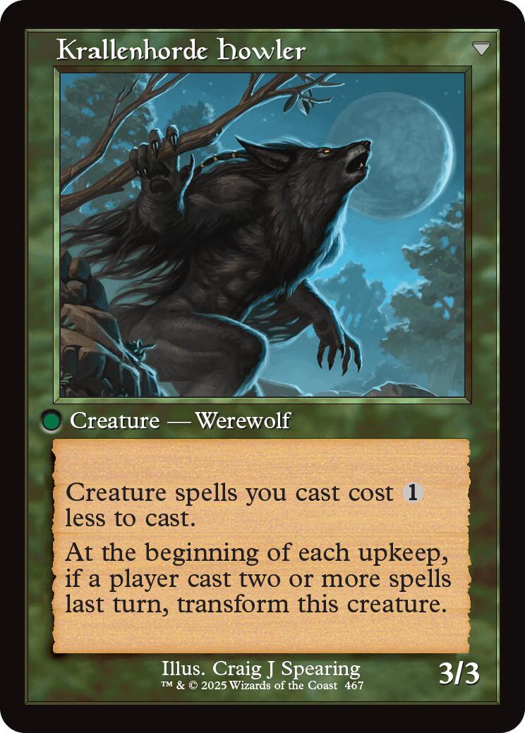 Duskwatch Recruiter // Krallenhorde Howler (Retro Frame) [Innistrad Remastered] | Odin's Place