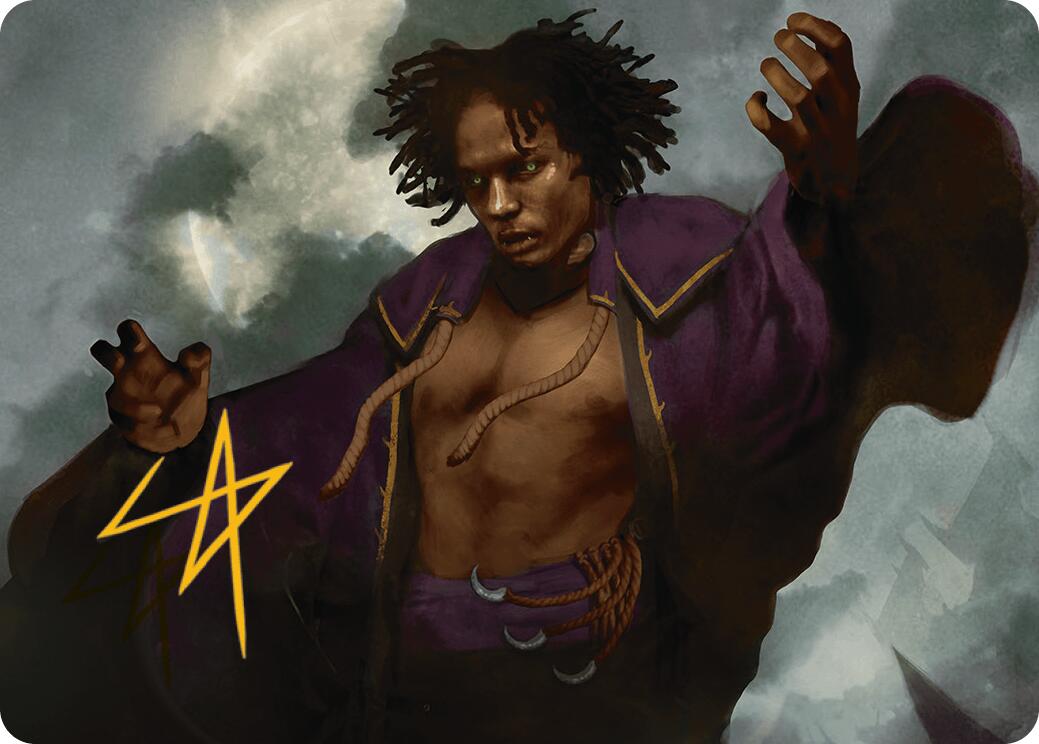Bloodline Keeper Art Card (Gold-Stamped Signature) [Innistrad Remastered Art Series] | Odin's Place