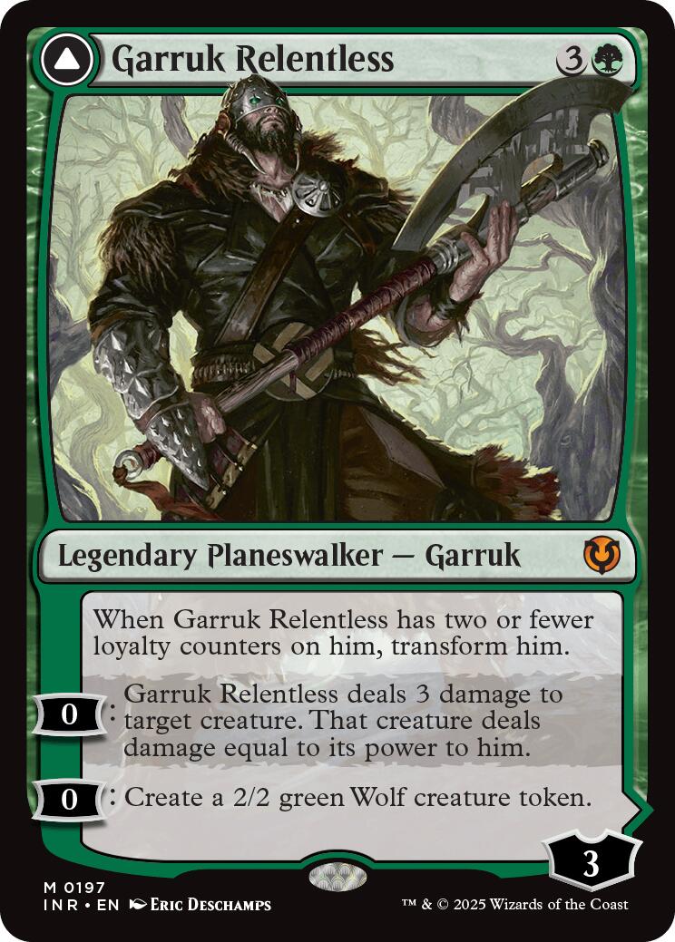 Garruk Relentless // Garruk, the Veil-Cursed [Innistrad Remastered] | Odin's Place