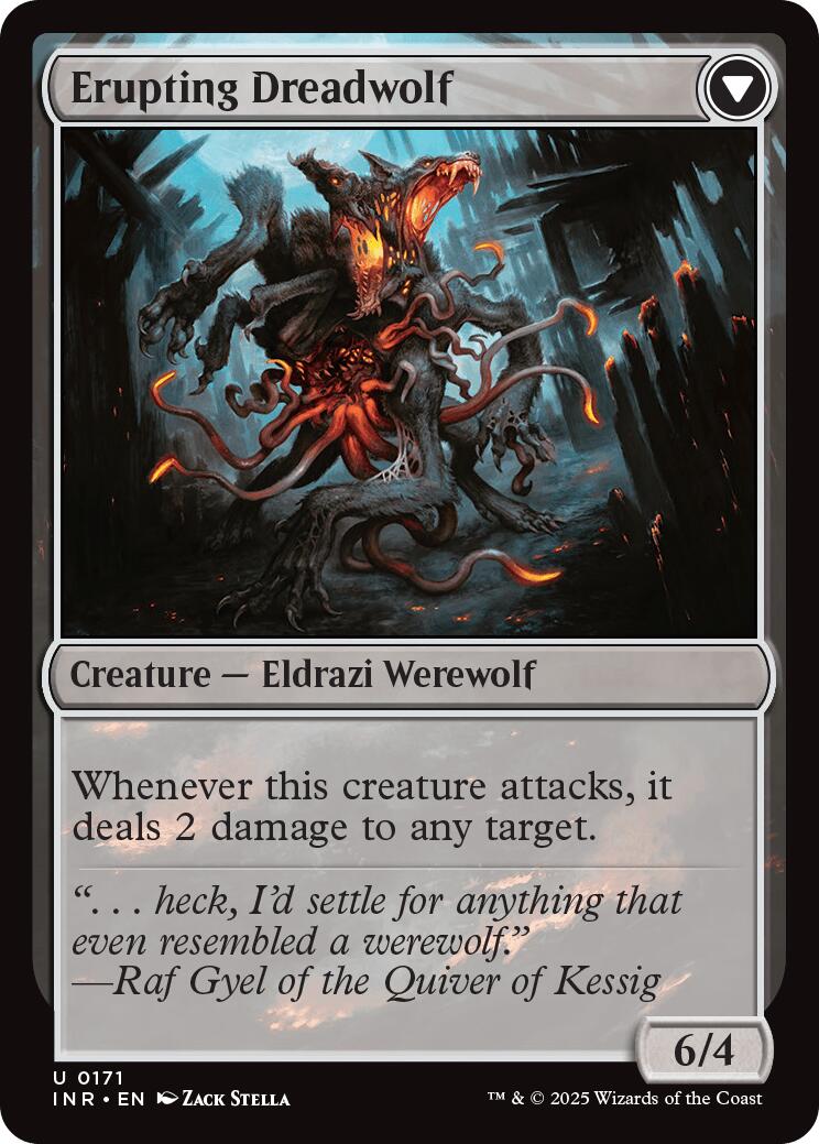 Smoldering Werewolf // Erupting Dreadwolf [Innistrad Remastered] | Odin's Place