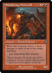Smoldering Werewolf // Erupting Dreadwolf (Retro Frame) [Innistrad Remastered] | Odin's Place