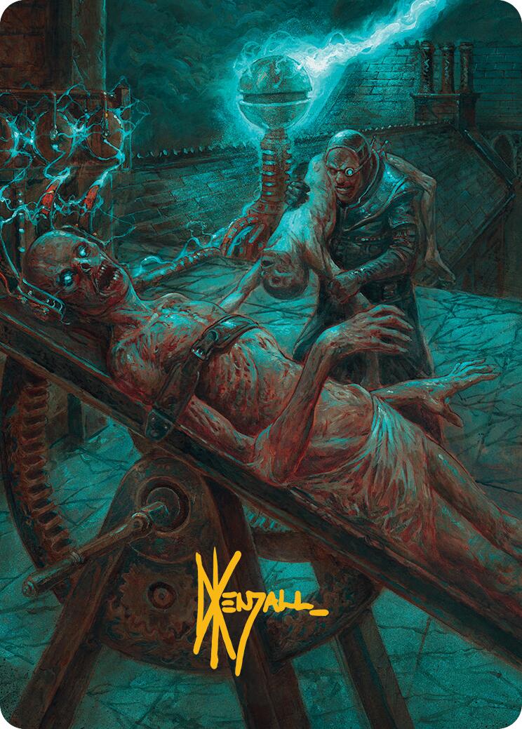 Rooftop Storm Art Card (Gold-Stamped Signature) [Innistrad Remastered Art Series] | Odin's Place