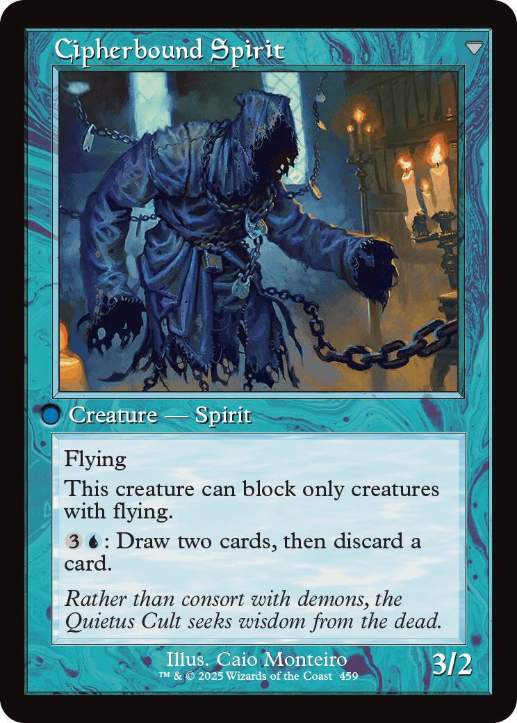 Soulcipher Board // Cipherbound Spirit (Retro Frame) [Innistrad Remastered] | Odin's Place