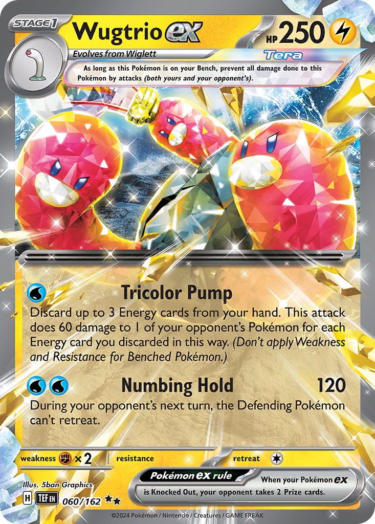 Wugtrio ex (060/162) [Scarlet & Violet: Temporal Forces] | Odin's Place