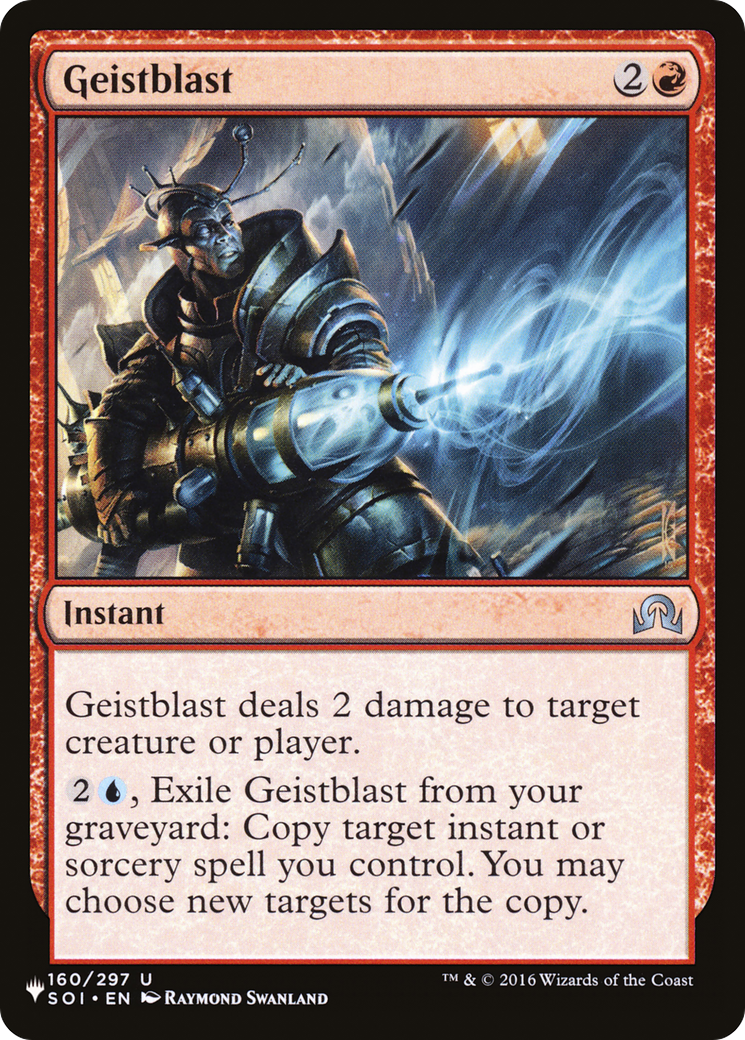 Geistblast [The List] | Odin's Place