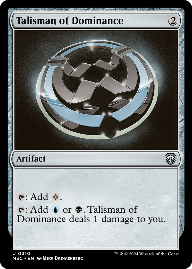 Talisman of Dominance (Ripple Foil) [Modern Horizons 3 Commander] | Odin's Place