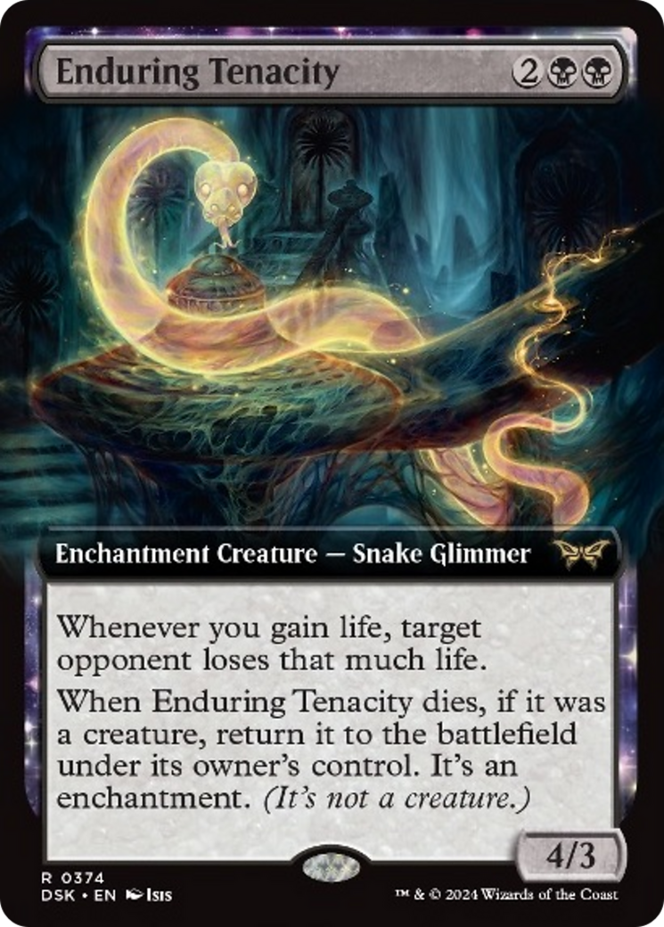Enduring Tenacity (Extended Art) [Duskmourn: House of Horror] | Odin's Place