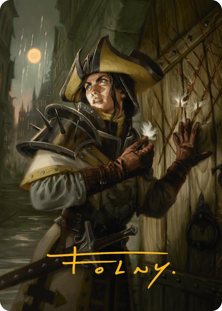 Thraben Inspector Art Card (Gold-Stamped Signature) [Innistrad Remastered Art Series] | Odin's Place