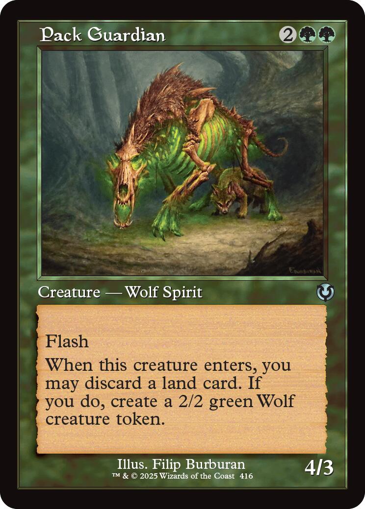 Pack Guardian (Retro Frame) [Innistrad Remastered] | Odin's Place