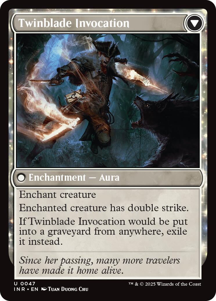 Twinblade Geist // Twinblade Invocation [Innistrad Remastered] | Odin's Place