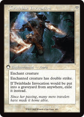 Twinblade Geist // Twinblade Invocation (Retro Frame) [Innistrad Remastered] | Odin's Place
