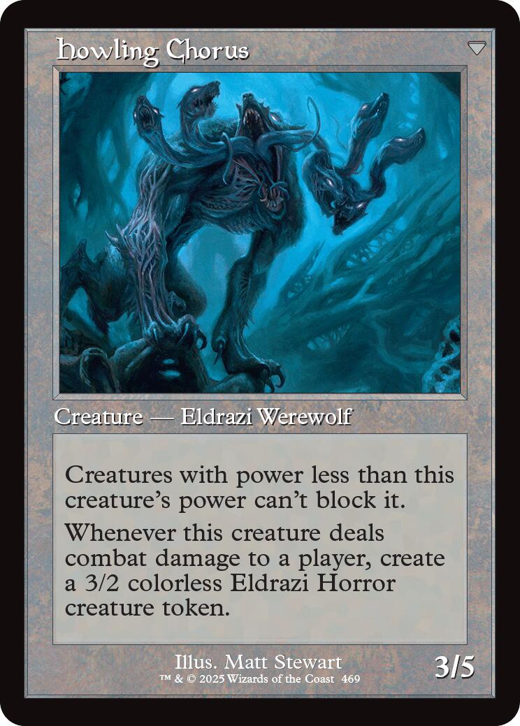 Shrill Howler // Howling Chorus (Retro Frame) [Innistrad Remastered] | Odin's Place
