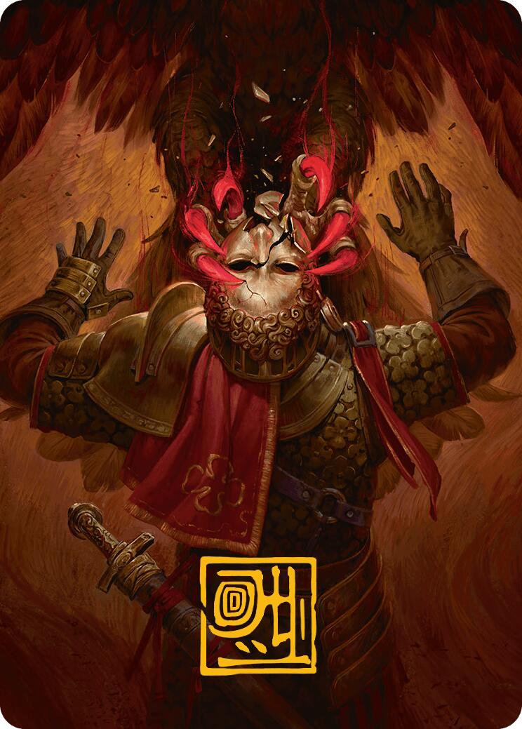 Abrade Art Card (Gold-Stamped Signature) [Innistrad Remastered Art Series] | Odin's Place