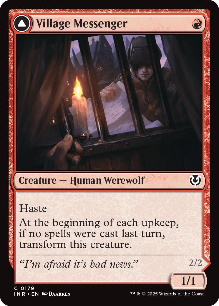 Village Messenger // Moonrise Intruder [Innistrad Remastered] | Odin's Place