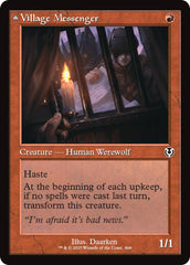 Village Messenger // Moonrise Intruder (Retro Frame) [Innistrad Remastered] | Odin's Place