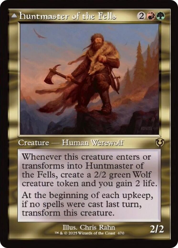 Huntmaster of the Fells // Ravager of the Fells (Retro Frame) [Innistrad Remastered] | Odin's Place