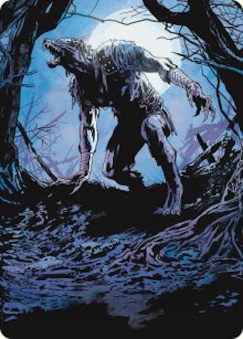 Krallenhorde Howler Art Card [Innistrad Remastered Art Series] | Odin's Place