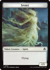Spirit // Human (0002) Double-Sided Token [Innistrad Remastered Tokens] | Odin's Place