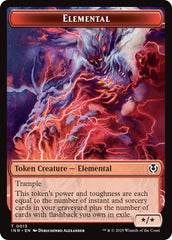 Elemental // Human (0014) Double-Sided Token [Innistrad Remastered Tokens] | Odin's Place