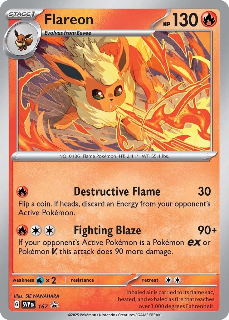 Flareon (SVP167) [Scarlet & Violet: Black Star Promos] | Odin's Place