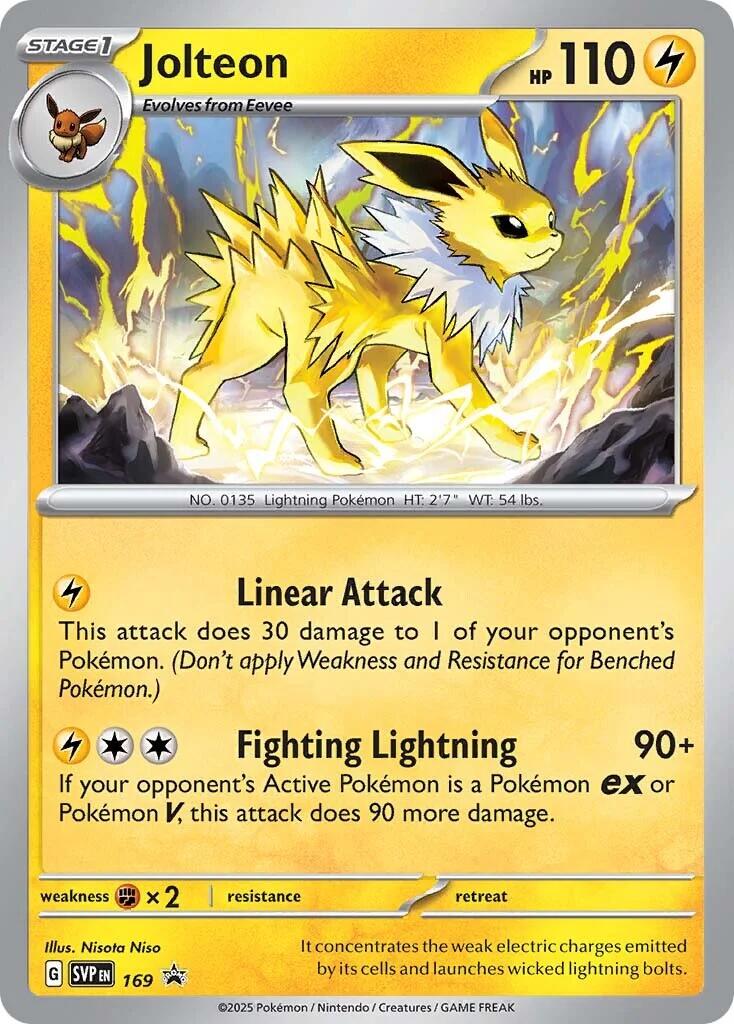 Jolteon (SVP169) [Scarlet & Violet: Black Star Promos] | Odin's Place