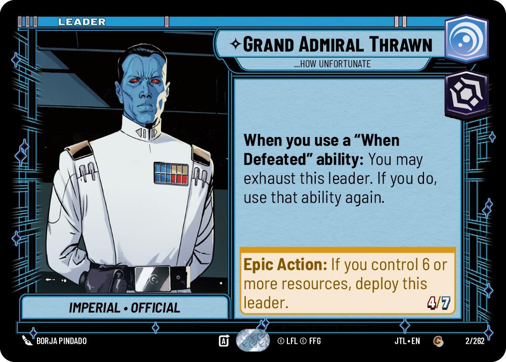 Grand Admiral Thrawn - ...How Unfortunate (2/262) (2/262) [Jump to Lightspeed] | Odin's Place