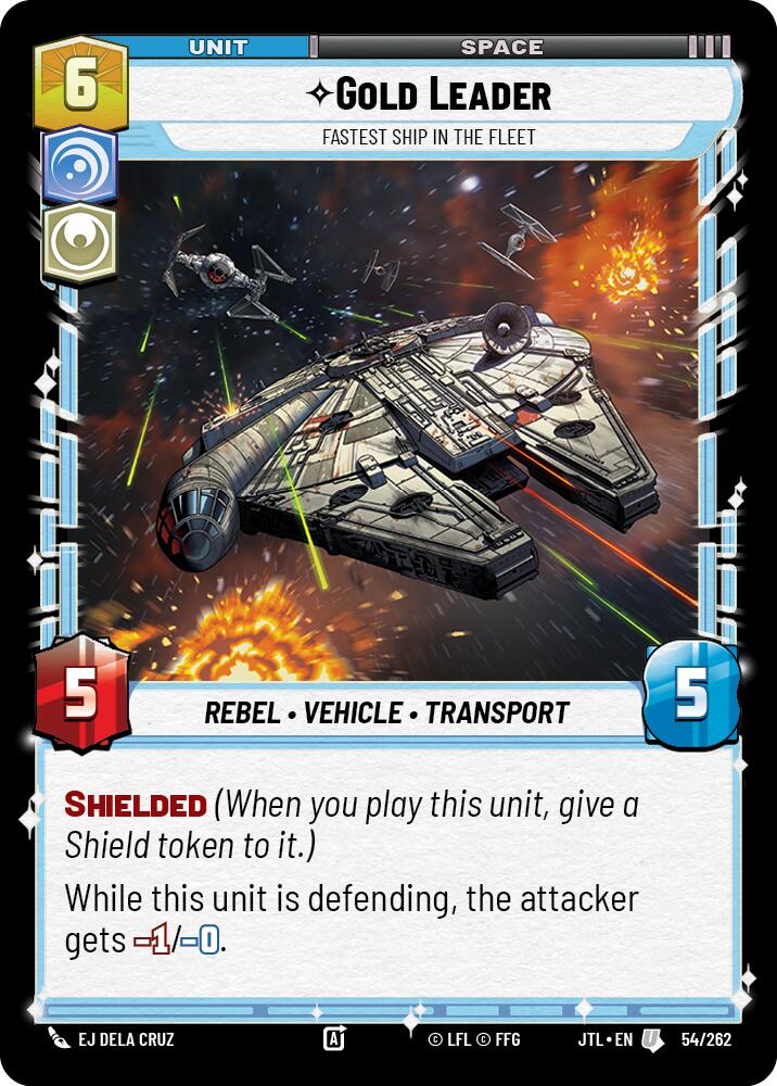 Gold Leader - Fastest Ship in the Fleet (054/262) (054/257) [Jump to Lightspeed] | Odin's Place