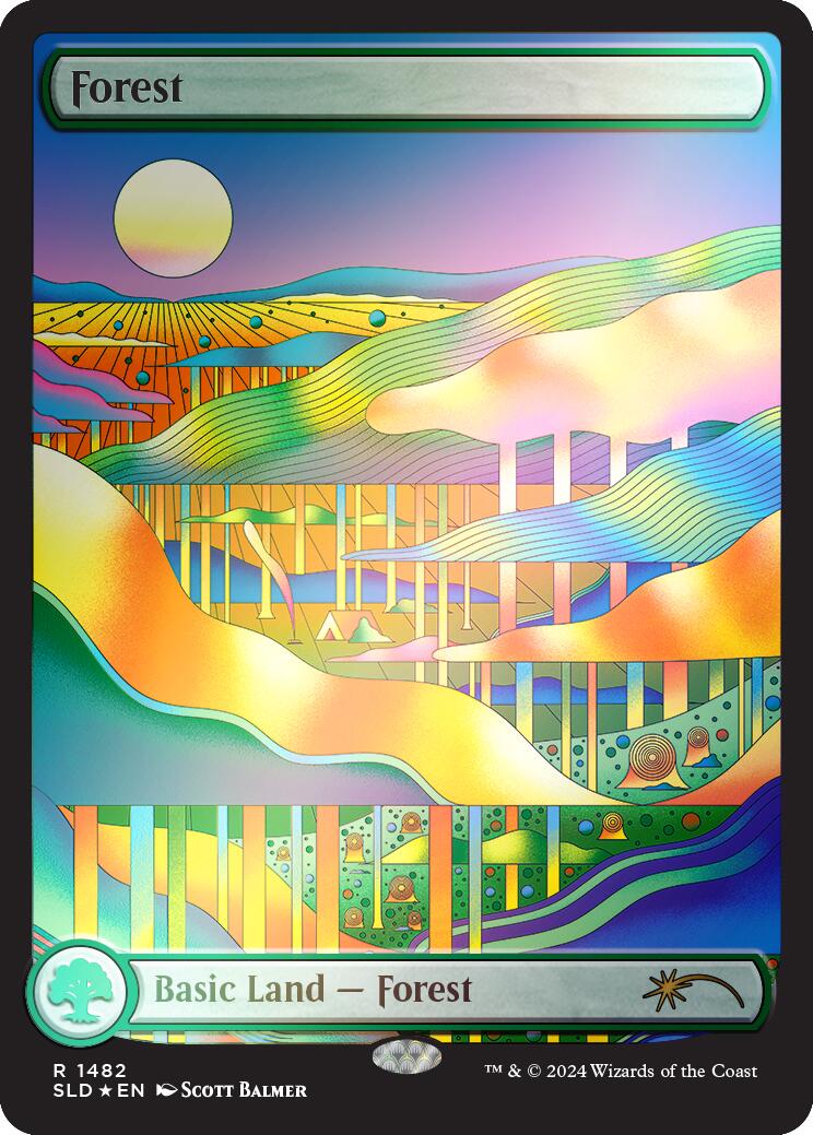 Forest (1482) (Rainbow Foil) [Secret Lair Drop Series] | Odin's Place