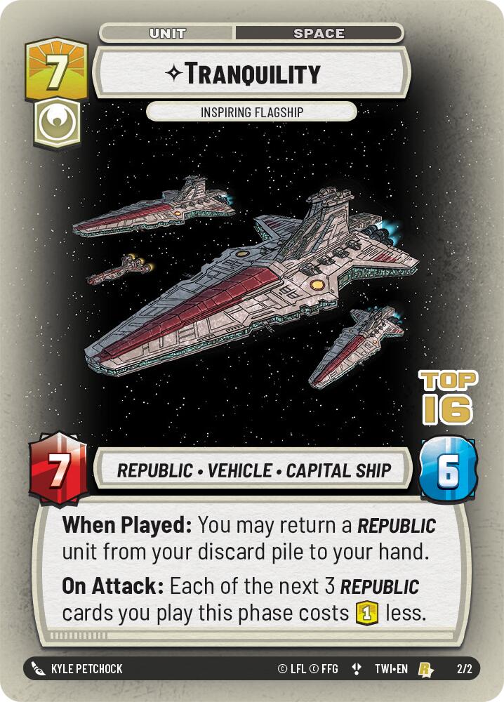 Tranquility - Inspiring Flagship (2/2) (Top 16) (2/2) [Store Showdown Promos] | Odin's Place