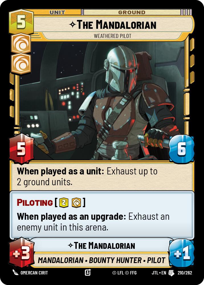The Mandalorian - Weathered Pilot (210/262) (210/257) [Jump to Lightspeed] | Odin's Place