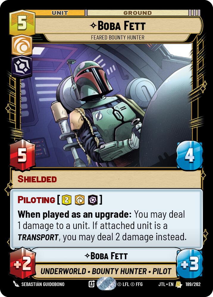 Boba Fett - Feared Bounty Hunter (189/262) (189/257) [Jump to Lightspeed] | Odin's Place