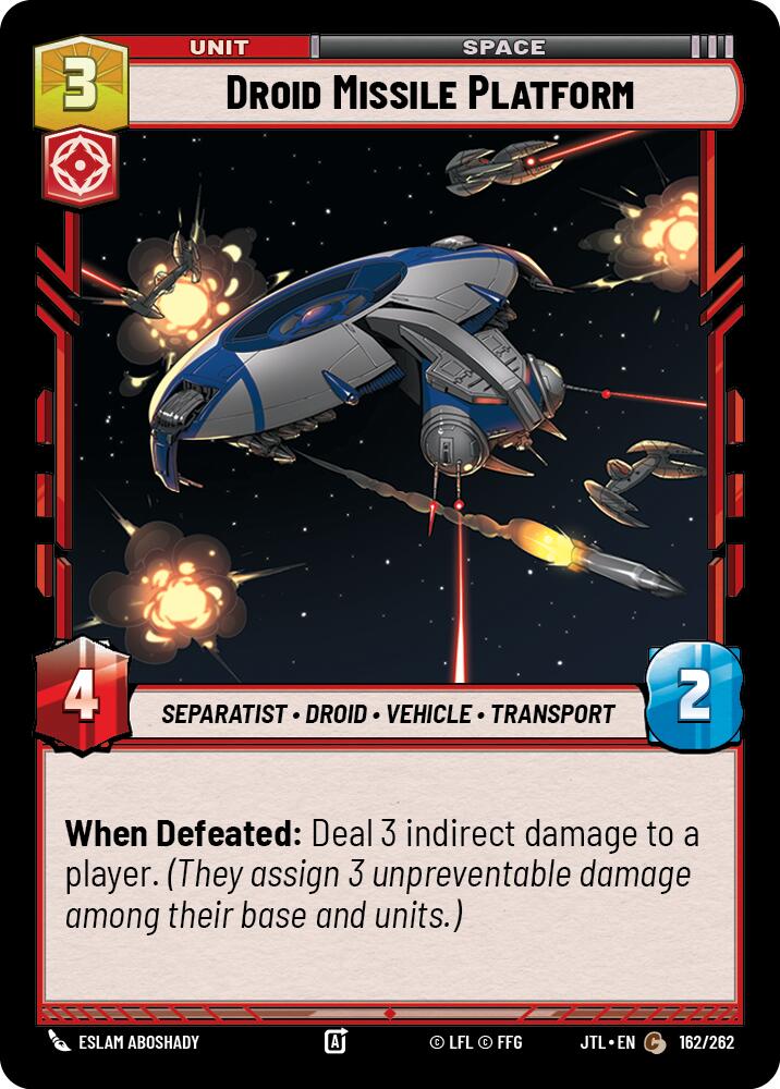 Droid Missile Platform (162/262) (162/257) [Jump to Lightspeed] | Odin's Place