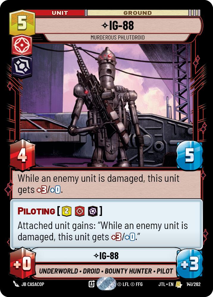 IG-88 - Murderous Phlutdroid (141/262) (141/257) [Jump to Lightspeed] | Odin's Place