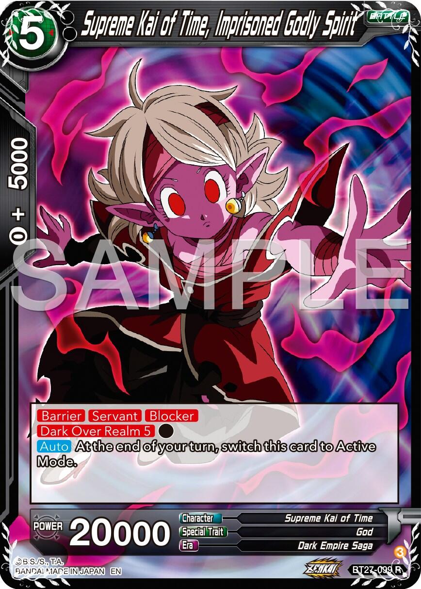 Supreme Kai of Time, Imprisoned Godly Spirit (BT27-099) [History of Z] | Odin's Place