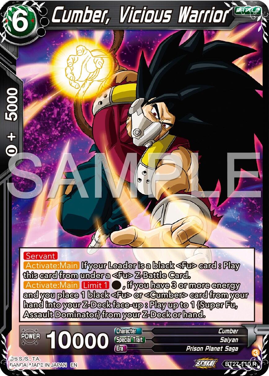 Cumber, Vicious Warrior (BT27-110) [History of Z] | Odin's Place