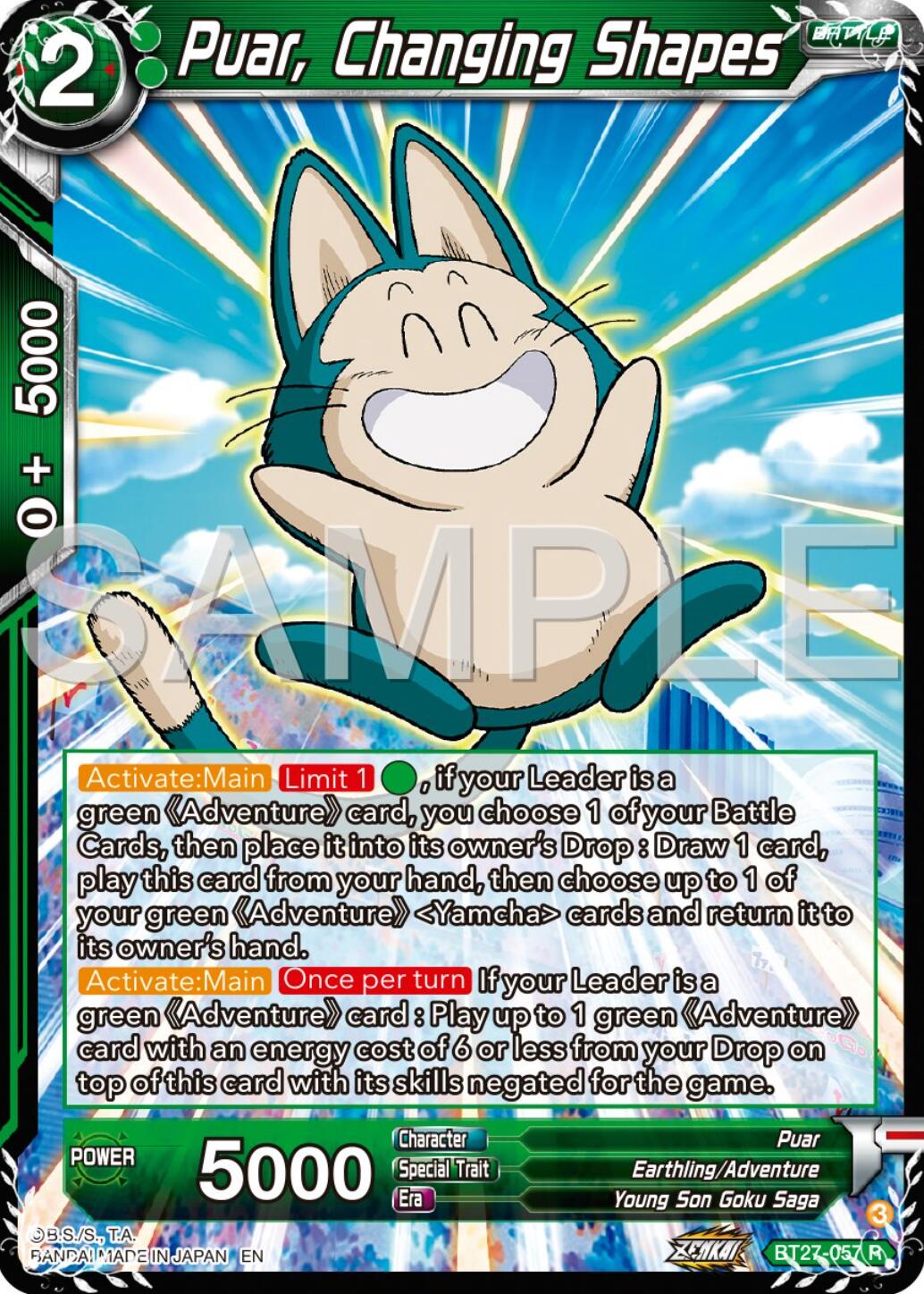Puar, Changing Shapes (BT27-057) [History of Z] | Odin's Place