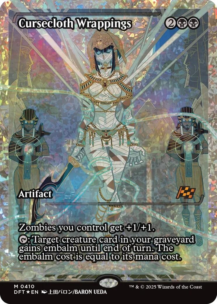 Cursecloth Wrappings (Showcase Fracture Foil) (Japanese) [Aetherdrift] | Odin's Place